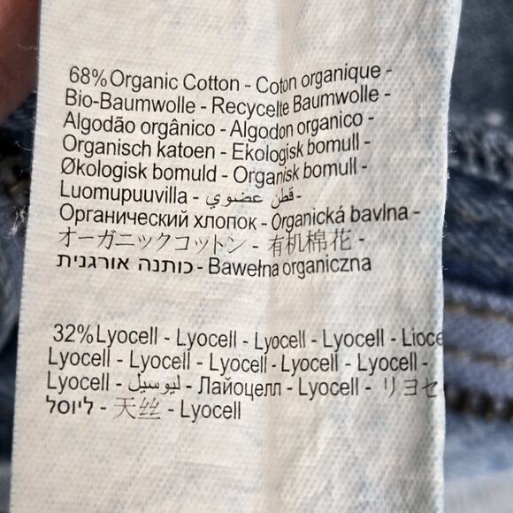 Rolla's Jeans Womens 27 Heide High Rise Loose Straight Light Wash Organic Cotton - Picture 12 of 12